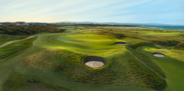 "17th hole at Royal Dornoch Golf Club" Art Print