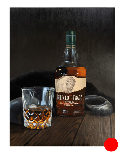 "Buffalo Trace" Still Life Whiskey Painting
