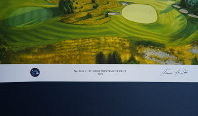 "No. 10 & 11 at High Pointe Golf Club" Fine Art Prints