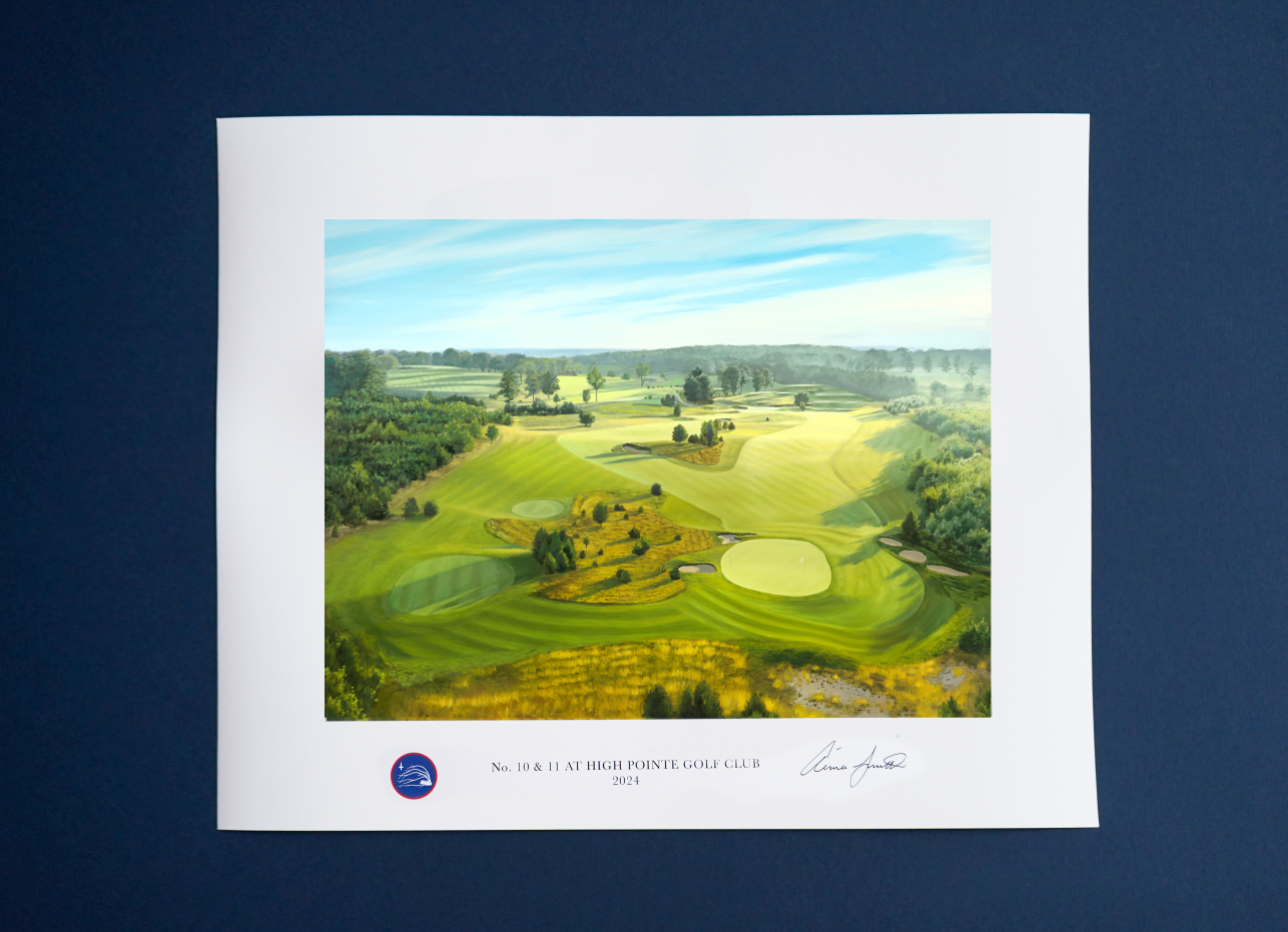 "No. 10 & 11 at High Pointe Golf Club" Fine Art Prints