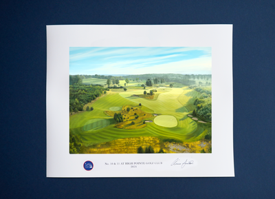 "No. 10 & 11 at High Pointe Golf Club" Fine Art Prints