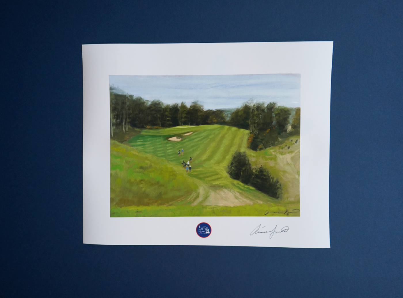 "No. 7 at High Pointe Golf Club" Plein Air, Fine Art Prints