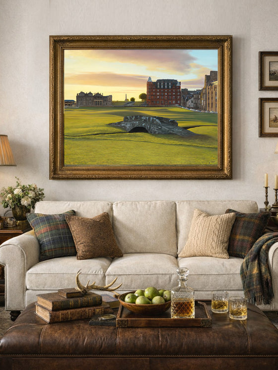 "The Home of Golf" St Andrews Links Sunrise | Limited Edition Golf Art Print