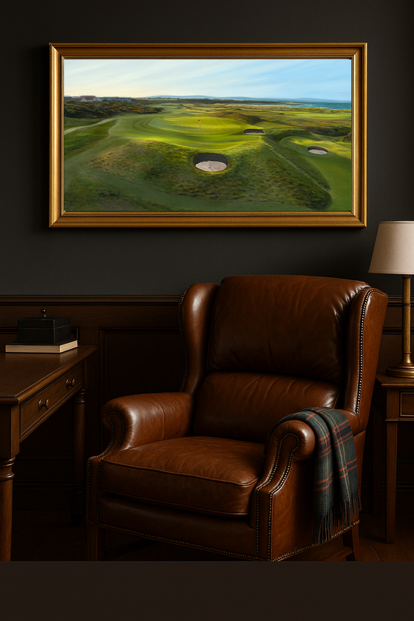 "17th hole at Royal Dornoch Golf Club" Art Print