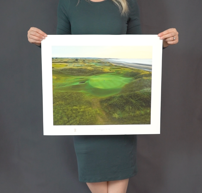 "No. 12 at Portmarnock Golf Club"  Fine Art Golf Prints