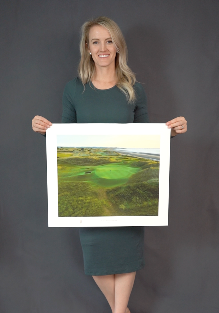 "No. 12 at Portmarnock Golf Club"  Fine Art Golf Prints