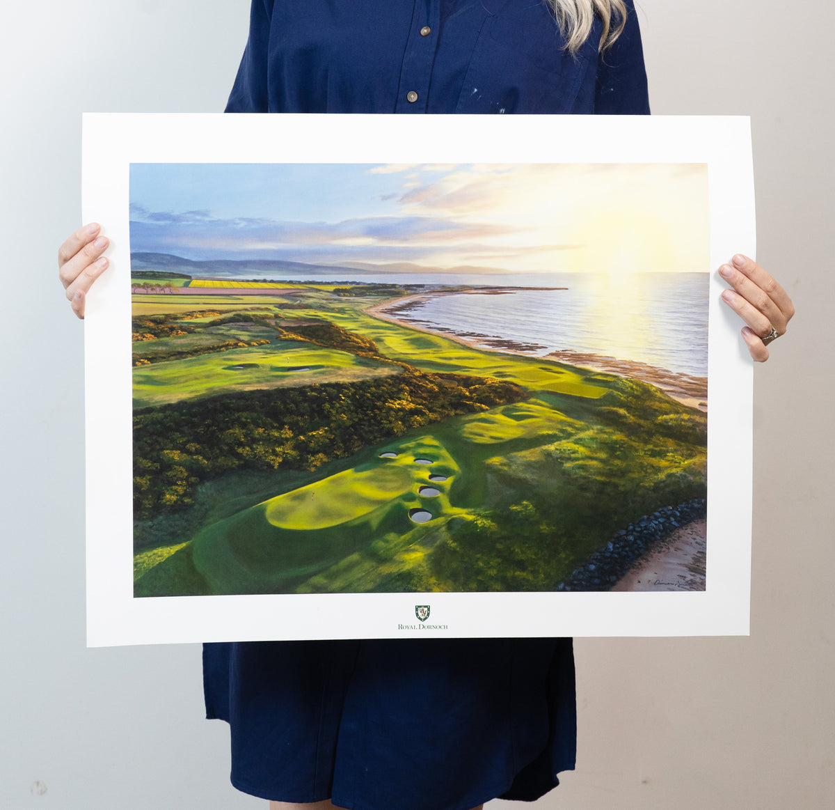 "Sunrise at Royal Dornoch" Limited Edition Golf Art Print | Royal Dornoch Golf Club