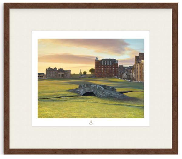 "The Home of Golf" St Andrews Links Sunrise | Limited Edition Golf Art Print