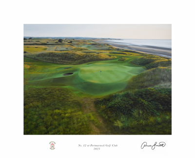 "No. 12 at Portmarnock Golf Club"  Fine Art Golf Prints