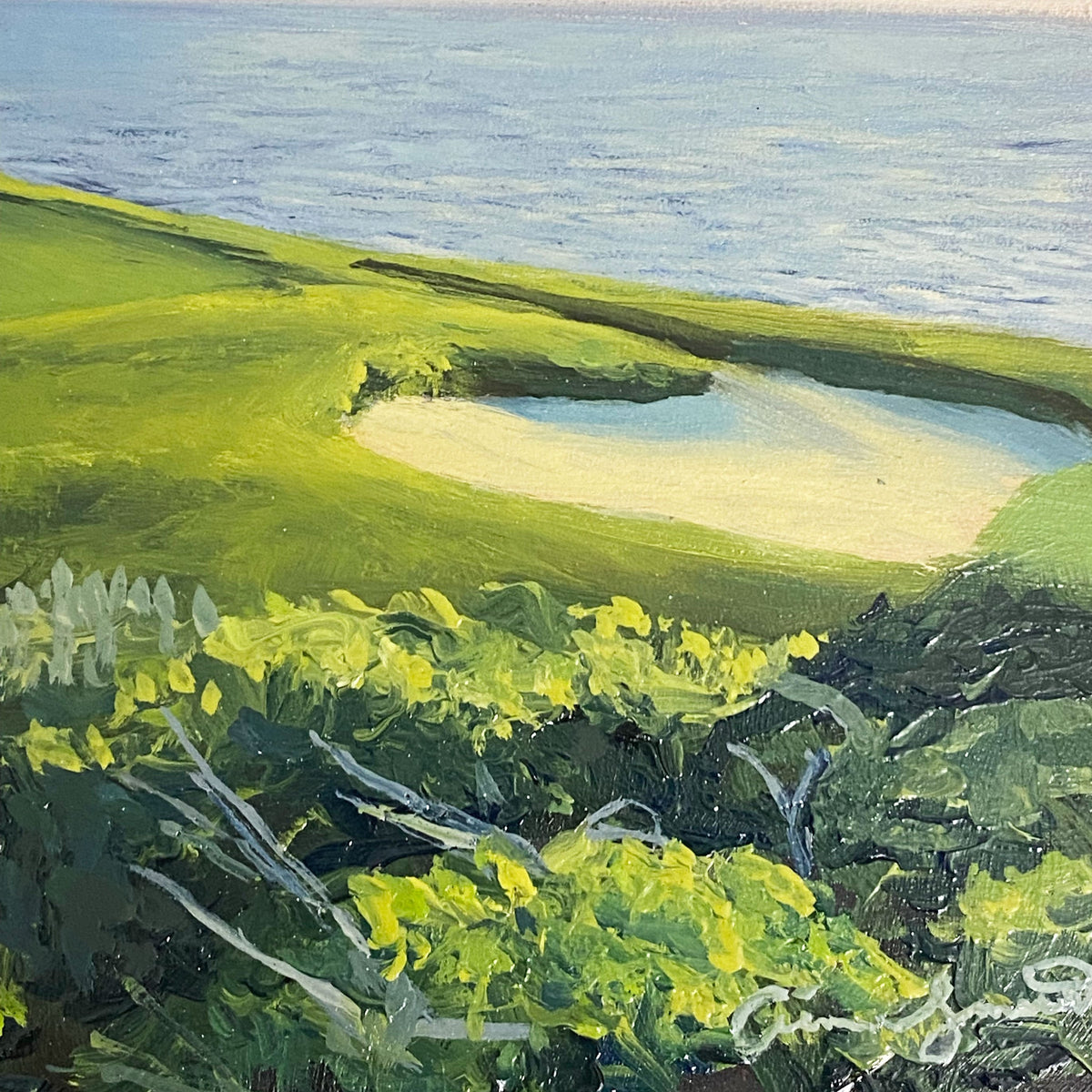 "No. 7 at Pebble Beach", 12" x 6.5" Limited Edition Print