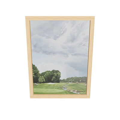 "No. 16 at Troubadour Golf and Field", 30 x 36 Painting