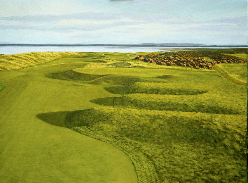 "Foxy" 14th Hole at Royal Dornoch | Limited Edition Golf Art Print - alternate
