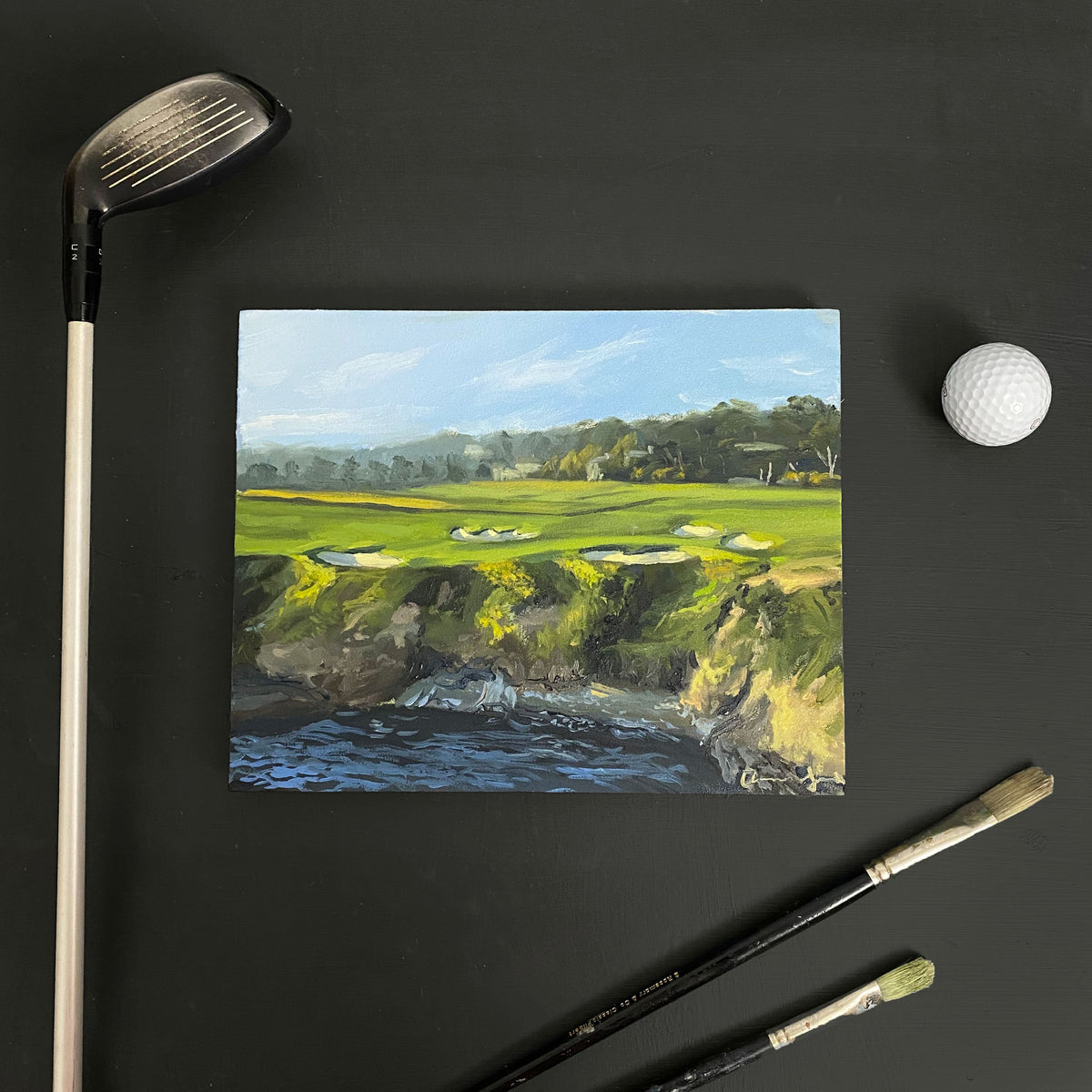 "No. 8 at Pebble Beach", 8 x 10 Limited Edition Print