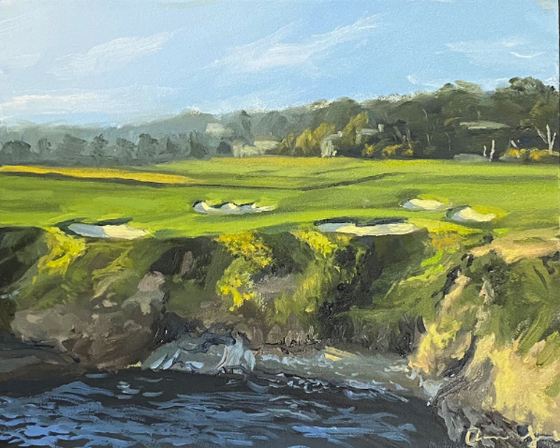 "No. 8 at Pebble Beach", 8 x 10 Limited Edition Print