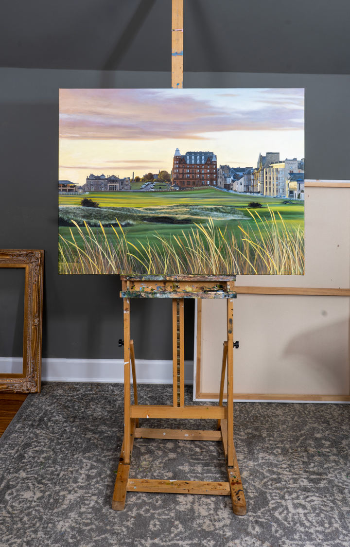 Sunrise at the Old Course at St Andrews Links