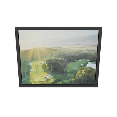 "Morning at Troubadour", 36" x 48" Original Oil Painting, Golf Art