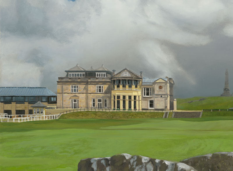 "18th Hole at the Old Course" Swilcan Bridge St Andrews Links | Limited Edition Golf Art Print