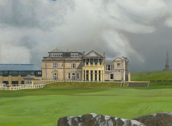 "18th Hole at the Old Course" Swilcan Bridge St Andrews Links | Limited Edition Golf Art Print