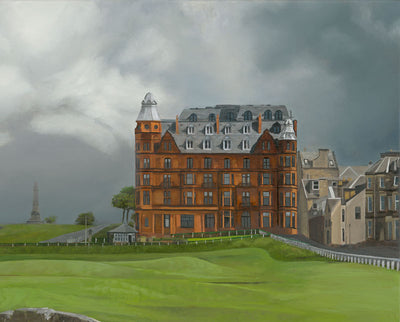"No. 18 at the Old Course at St Andrews Links", Golf Painting Limited Edition Prints